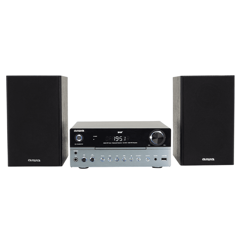 Veža Aiwa MSBTU-700DAB 50W CD MP3 Bluetooth rádio FM DAB USB čierna