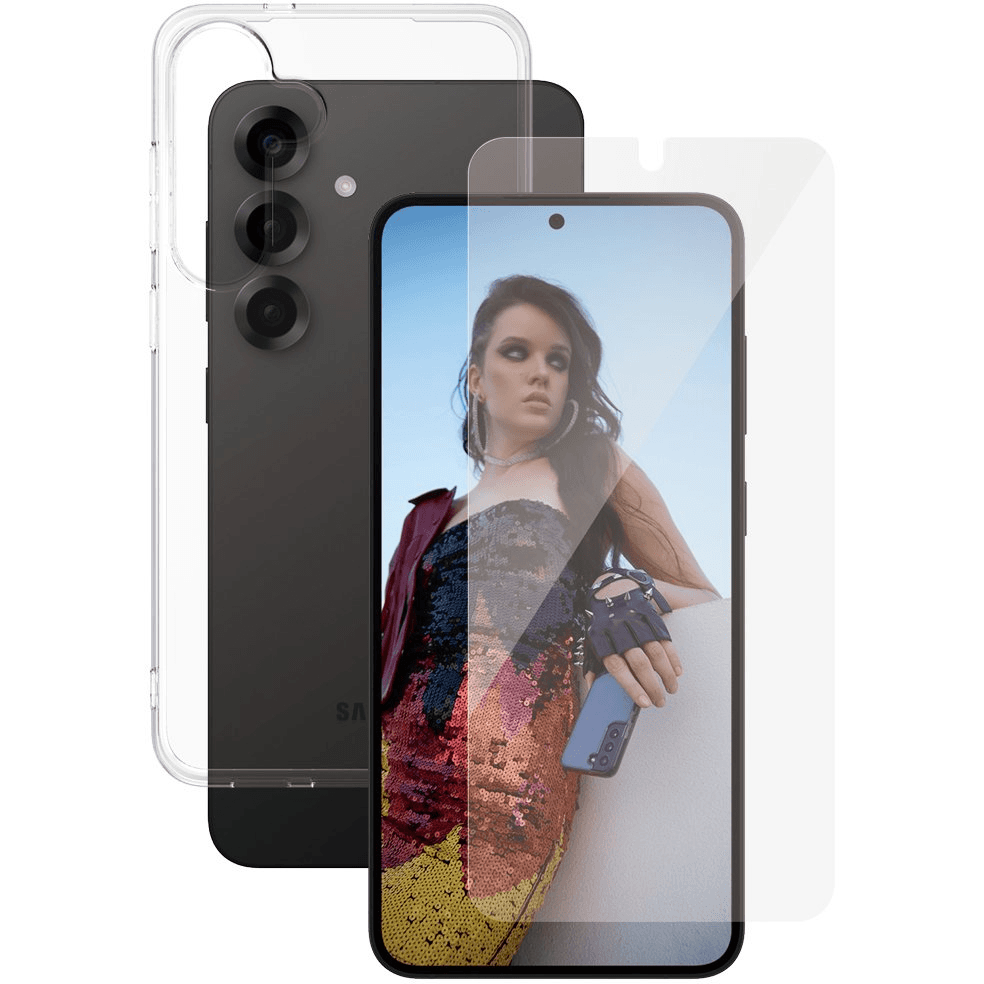 PanzerGlass SAFE. by ® 2-in-1 Bundle Samsung Galaxy S25+ | Bulk Číra ochranná fólia na displej 50 kusov