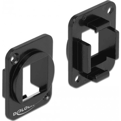 Montážny rámček pre Keystone modul typ D, kovový, Delock 86745