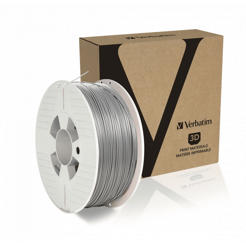 Verbatim 55319 Materiál pre 3D tlač Polylactic acid (PLA) Strieborná 1 kg