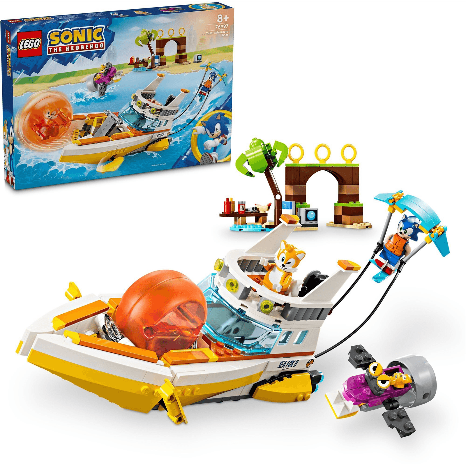 Stavebnica LEGO Sonic the Hedgehog Tails a dobrodružstvo na lodi (76997)