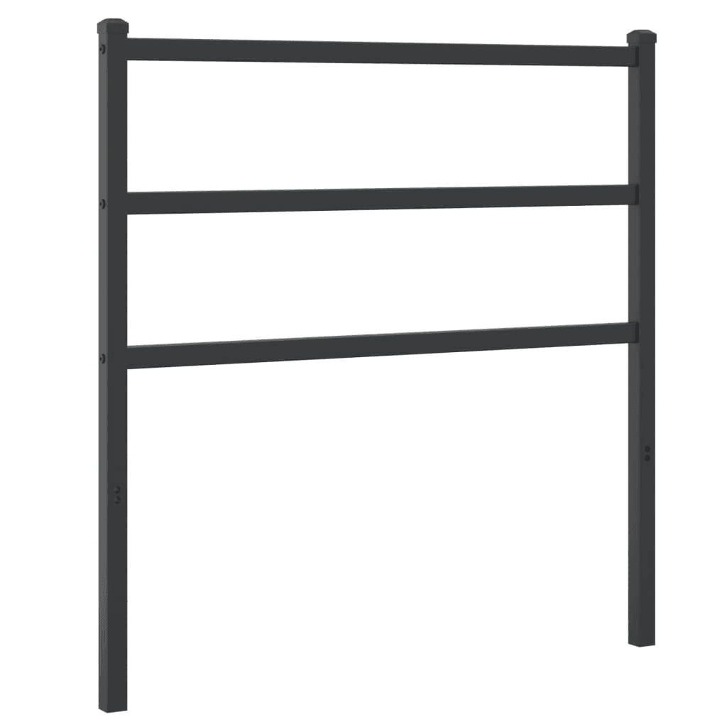 Kovové čelo, čierne, 90 cm Lumarko!