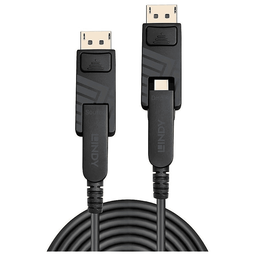 Lindy 38480 DisplayPort kábel 10 m Mini DisplayPort Čierna