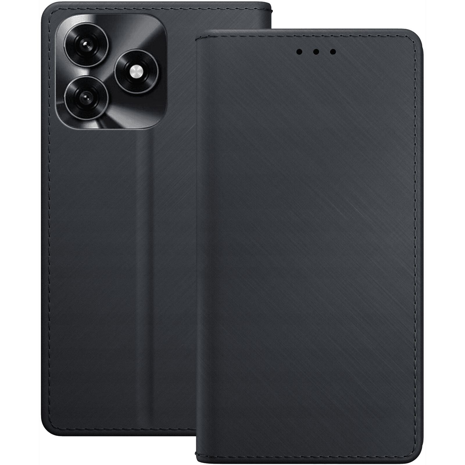 Puzdro s flipom 3mk pre Honor X5c Plus, čierne