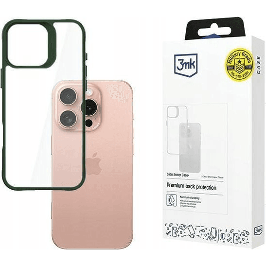 Kryt 3mk pre Apple iPhone 16 Pro zelený