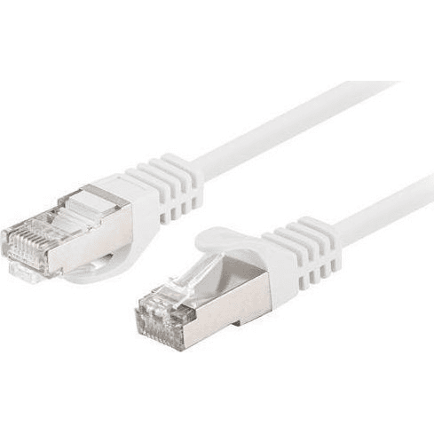 Patchcord Lanberg FTP kat.6 0,5m biały 10 ks