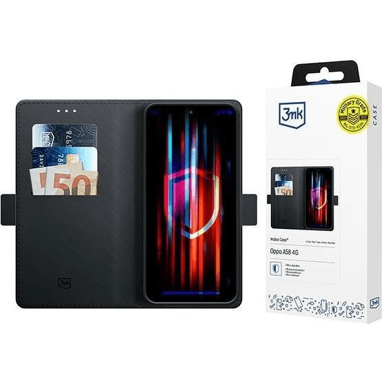 PUZDRO S OTVÁRACÍM KRYTOM OPPO A58 4G - 3MK WALLET CASE