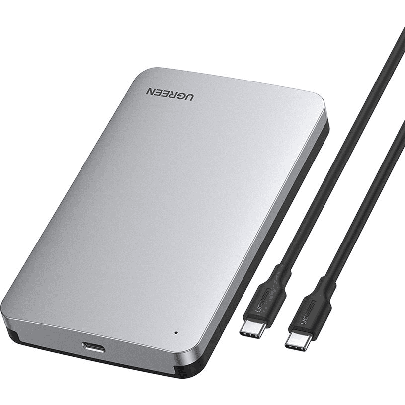 Ugreen 70499 puzdro pre disk HDD/SSD rámček Šedá 2.5/3.5"