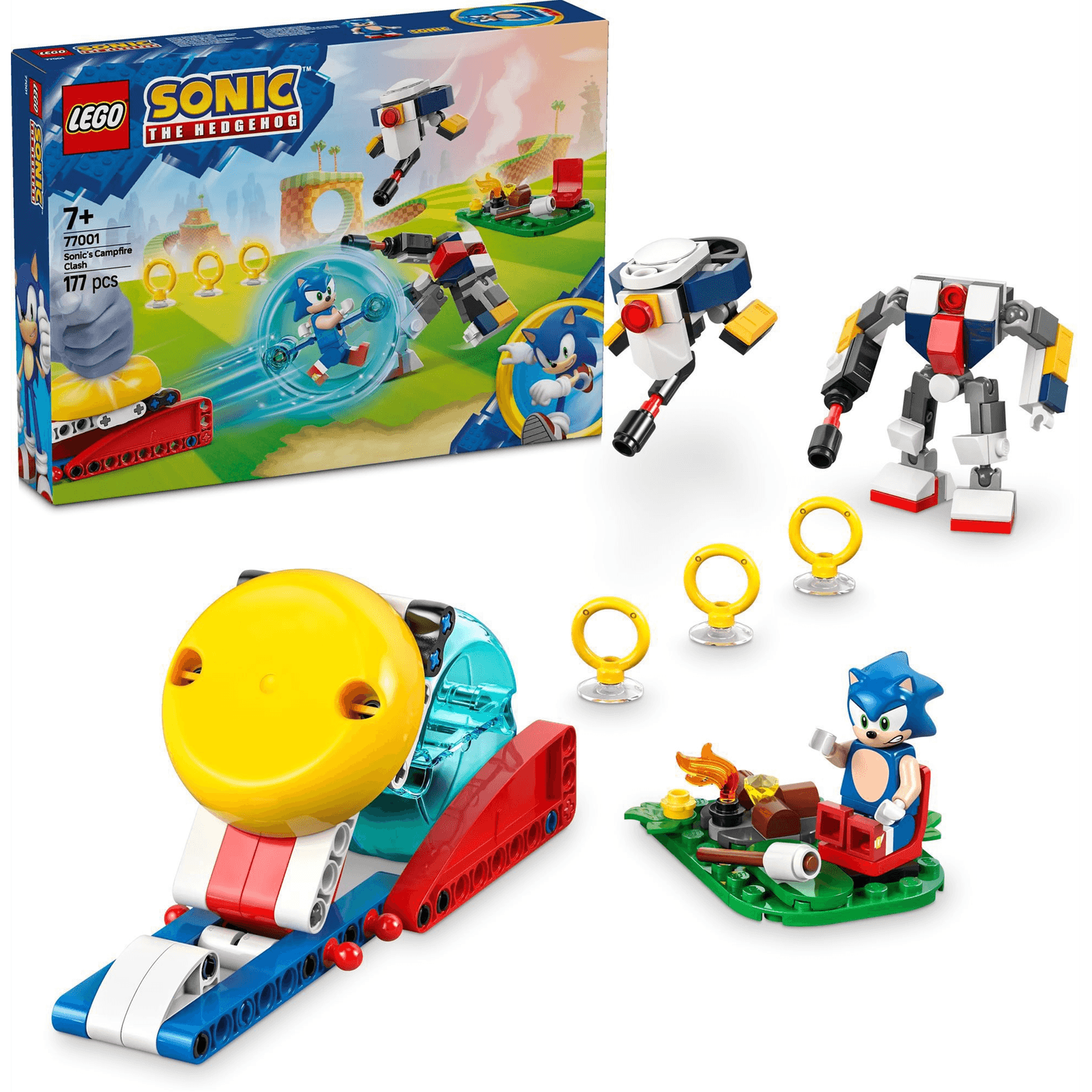 LEGO Sonic The Hedgehog 77001 Sonic a súboj pri táboráku