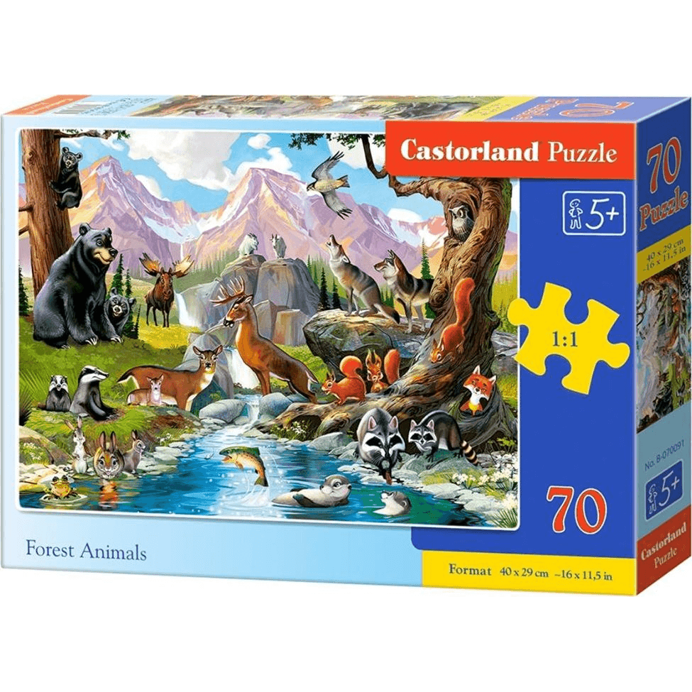Castorland B-070091 puzzle 70 kusov Zvieratá