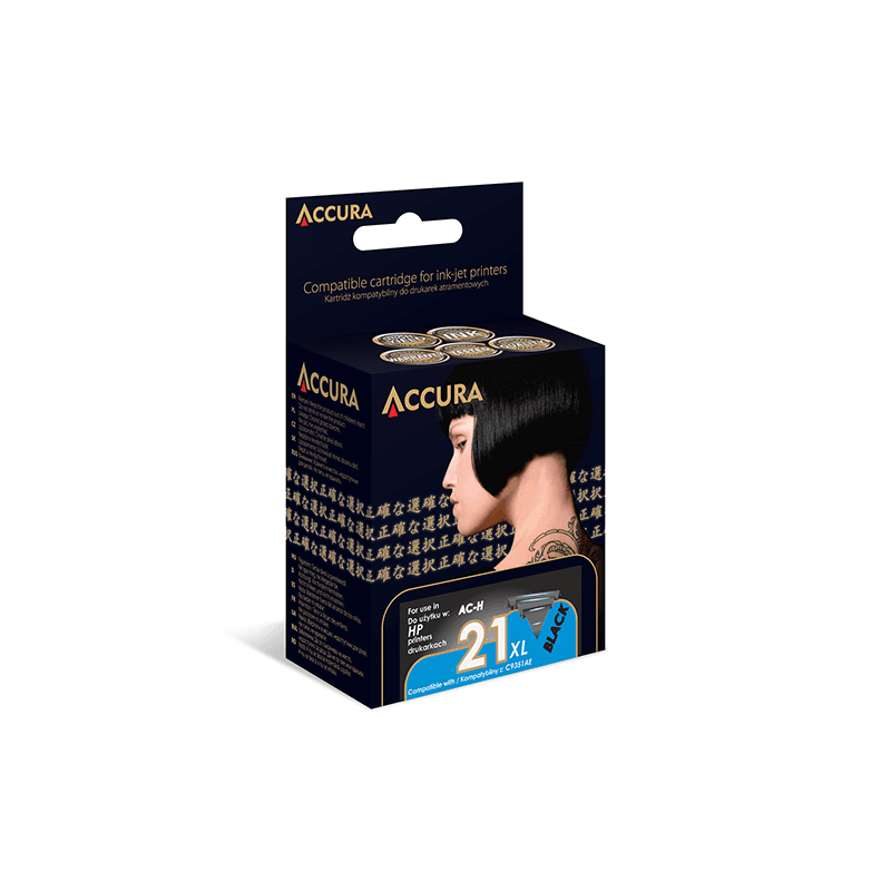 Atrament Accura AC-H21BXL re pre HP čierny (black)