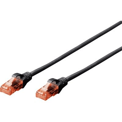 Intellinet 343350 sieťový kábel Čierna 5 m Cat6 U/UTP (UTP)