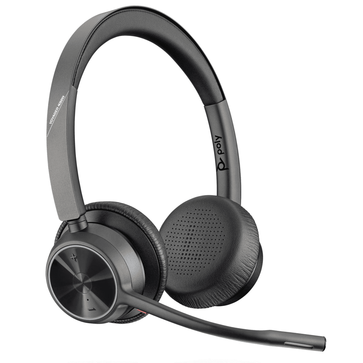 POLY 218478-01 slúchadlo / náhlavná súprava Slúchadlá s mikrofónom Bezdrôtový Pres hlavu Kancelária / call centrum USB Typ-C Bluetooth Čierna