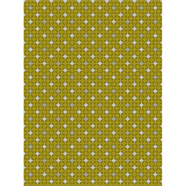 Metalický papier zlatý 200X70