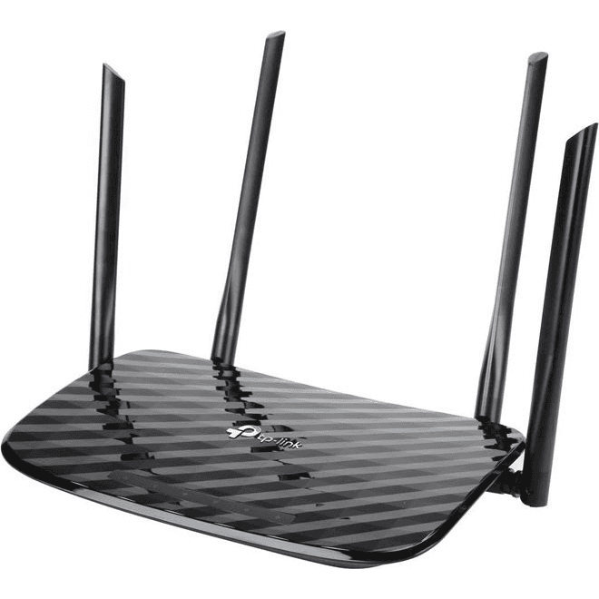 TP-Link AC1200 bezdrôtový smerovač Gigabit Ethernet Dvojpásmový (2,4 ghz/5 ghz) Čierna