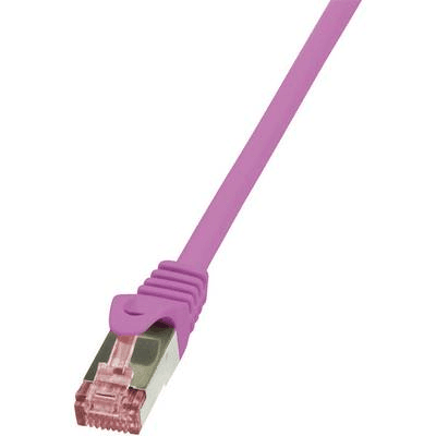 Patchcord S/FTP 6 Logilink RJ45 / RJ45 1,5 m ružový