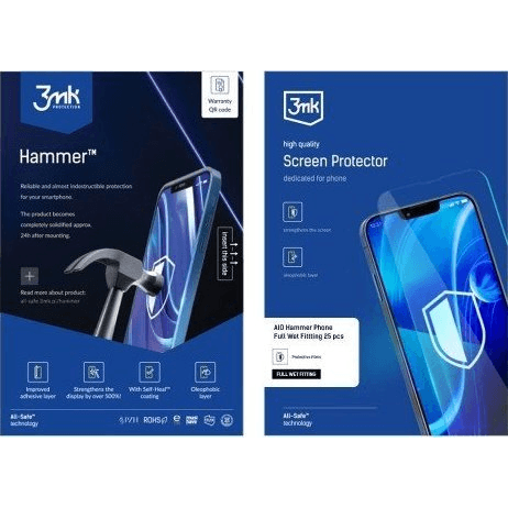 Acer Liquid T06 - 3mk booster Hammer Phone - Ochranné sklo / Fólia