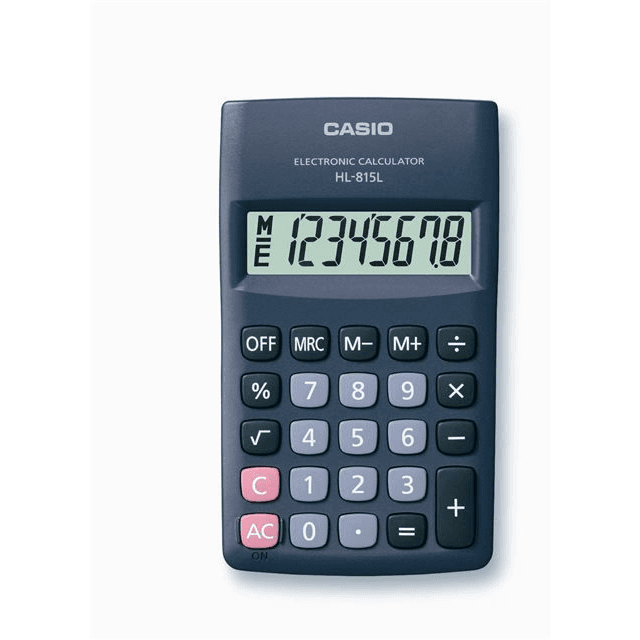 Kancelárska kalkulačka CASIO HL-815L-BK-S
