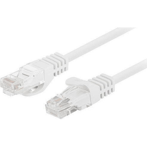 Patchcord Lanberg UTP kat.6 0,5 m biely 10-Pack