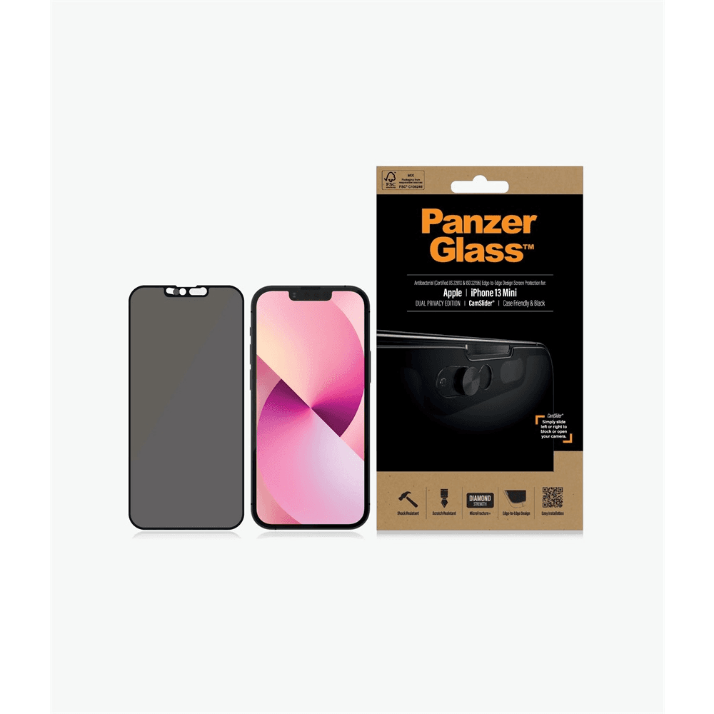 PanzerGlass P2749 chránič obrazovky a chrbta mobilného telefónu Číra ochranná fólia na displej Apple 1 kusov