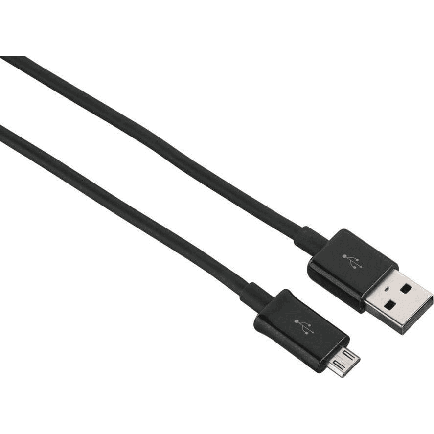 Hama 00200904 USB kábel USB 2.0 0,9 m USB A Micro-USB B Čierna