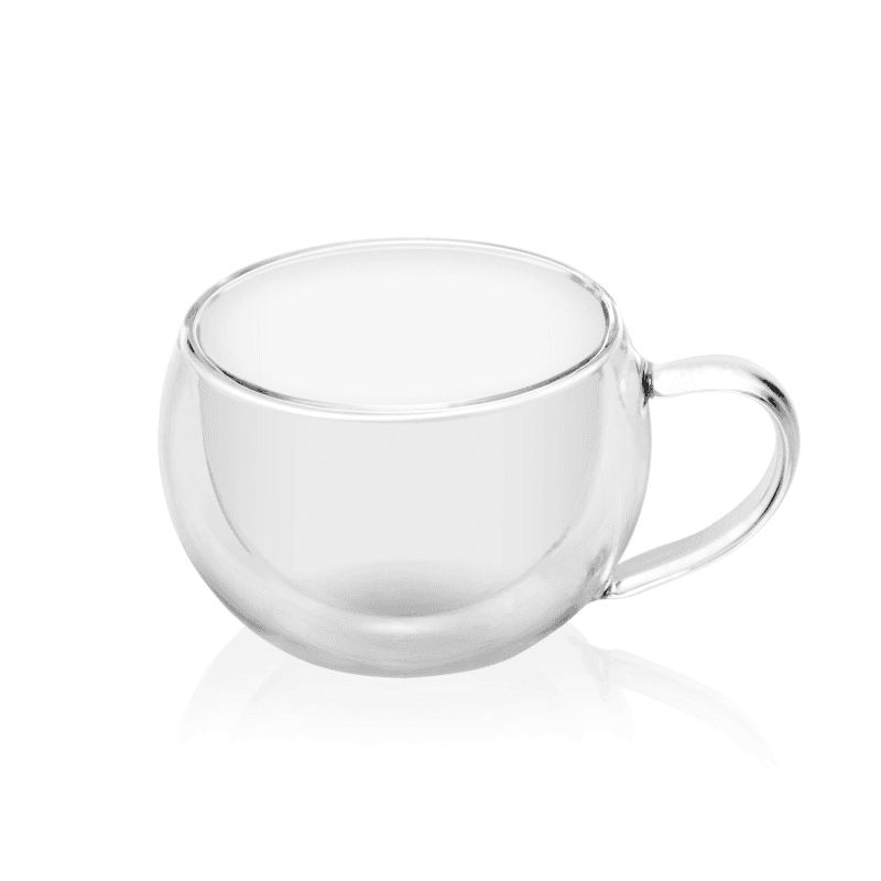 Sada 2 kusov sklenených šálok na kávu Lungo 160 ml ETA