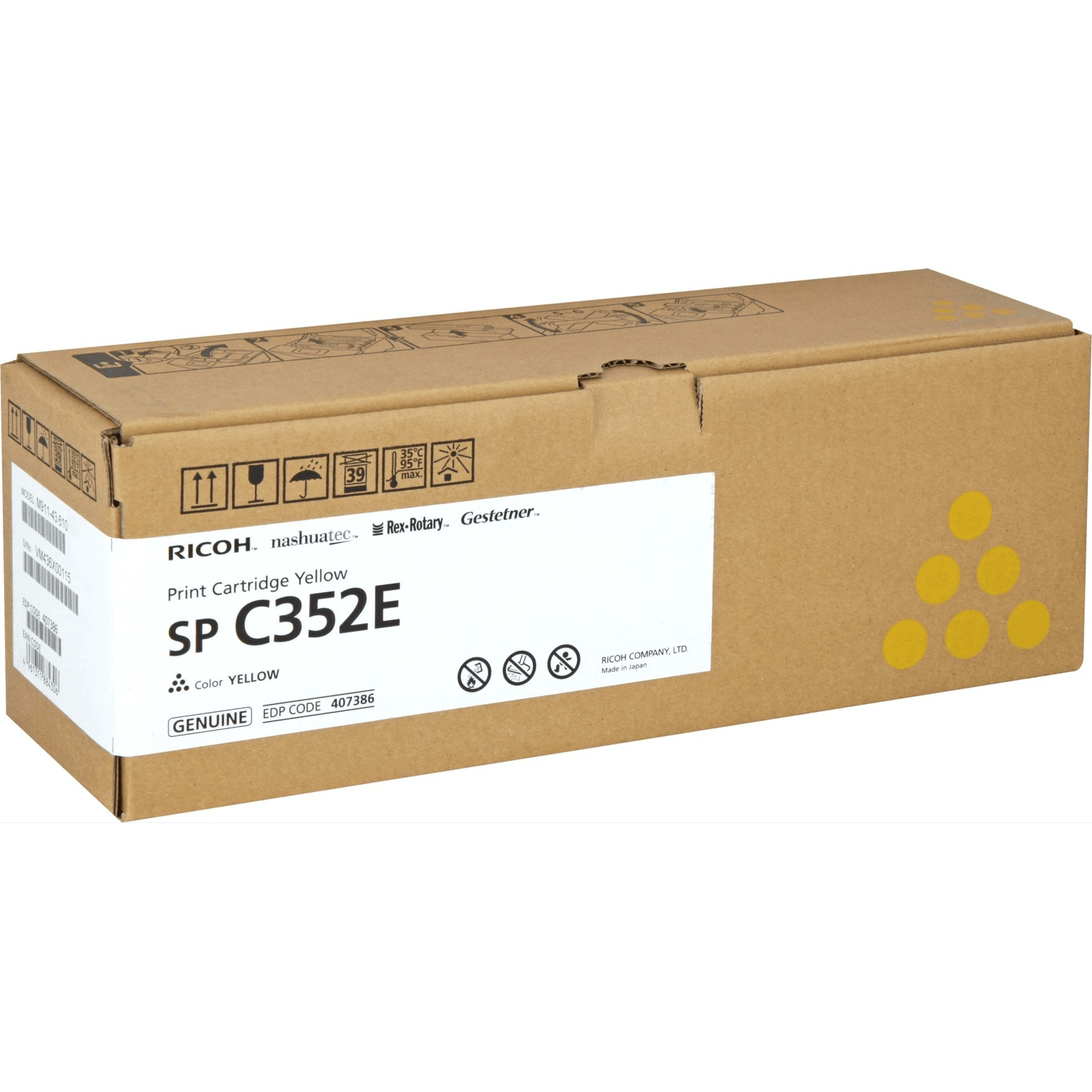 Ricoh 408218 toner 1 kusov Originál Žltá