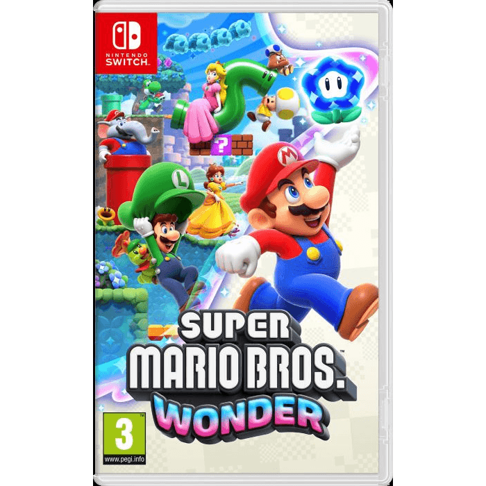 Nintendo Super Mario Bros. Wonder Štandardný Tradičná čínština, Nemčina, Holandčina, Angličtina, Španielčina, Francúzština, Taliančina, Japončina, Kórejština, Portugalčina, Ruský Nintendo Switch