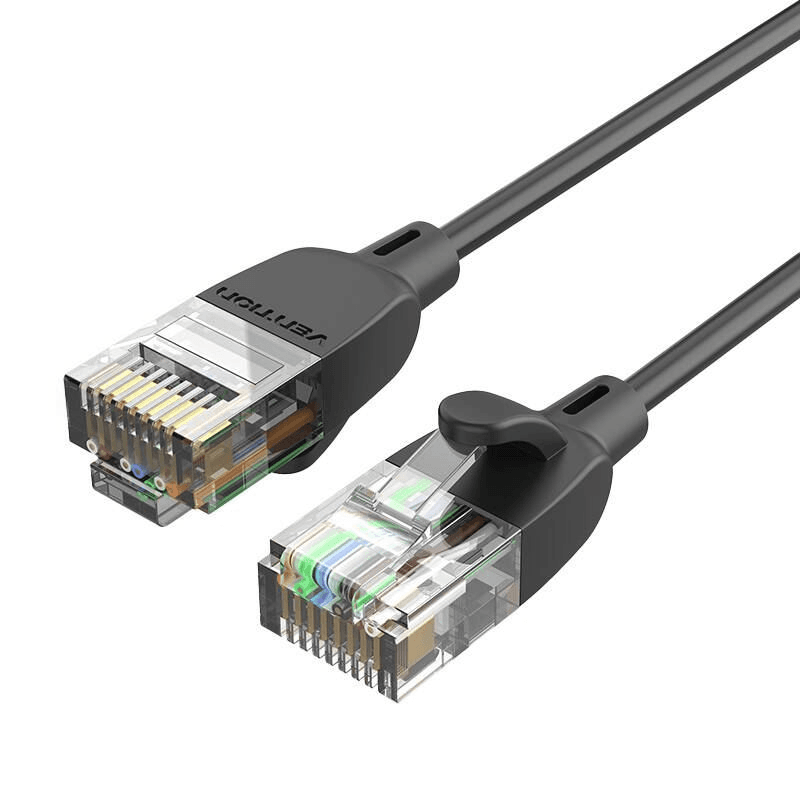 VENTION KÁBEL SIEŤOVÝ KÁBEL INTERNETOVÝ ETHERNET RJ45 UTP KAT.6A SLIM 1M