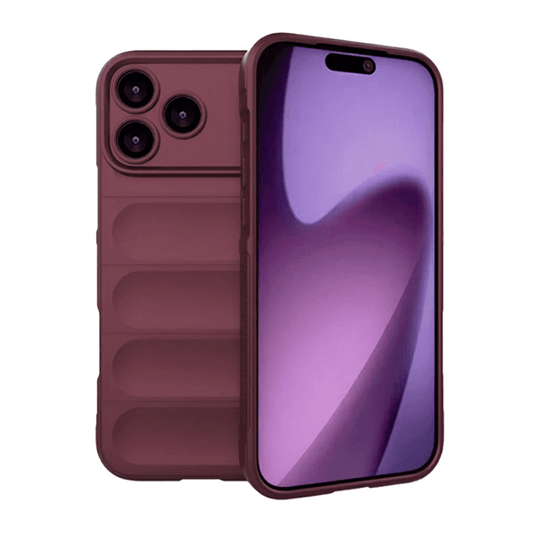 Apple iPhone 17 Pro, silikónový kryt, stredne odolný voči nárazom, 3D vzor,