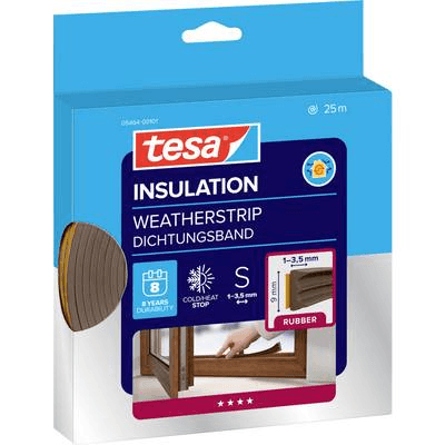 Tesa 05464-00101-00 tesnenie na okná 25 m x 9 mm
