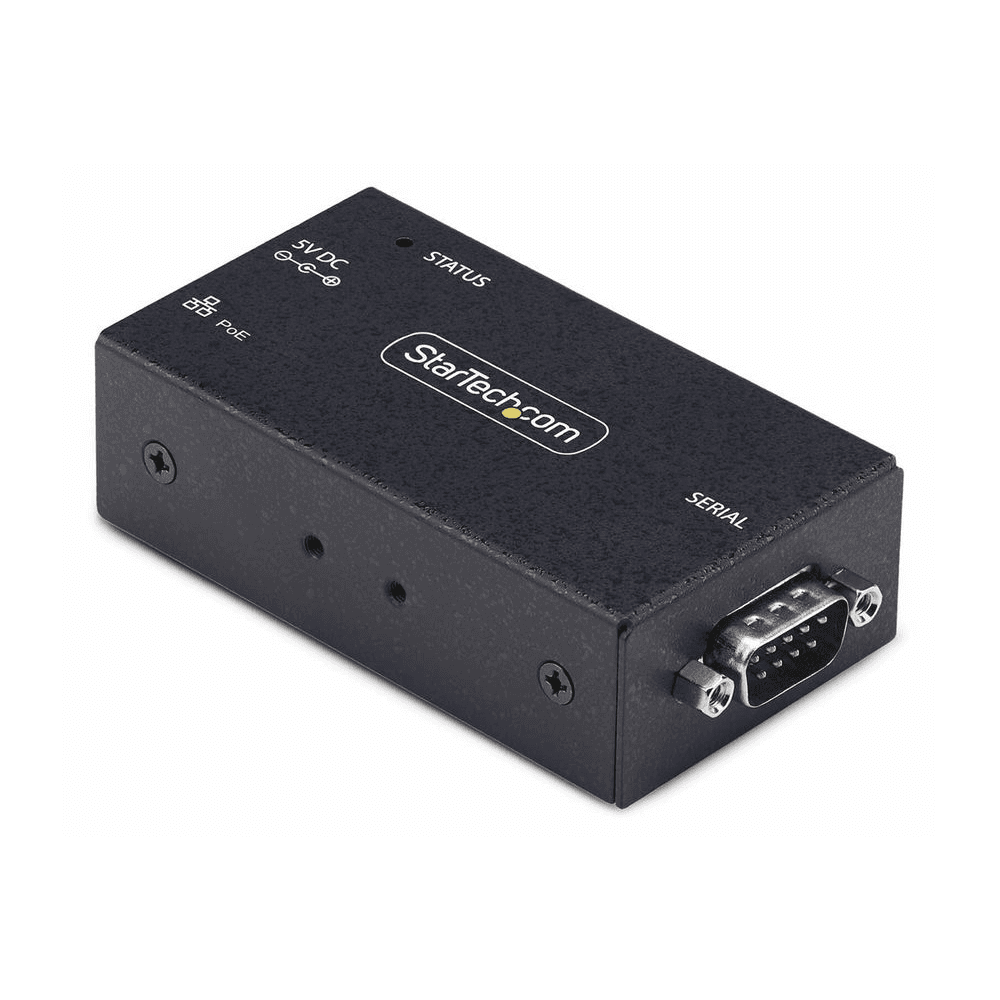 StarTech.com I13P-SERIAL-ETHERNET serial konvertory / opakovače / izolátory RS-232 RJ-45 Čierna