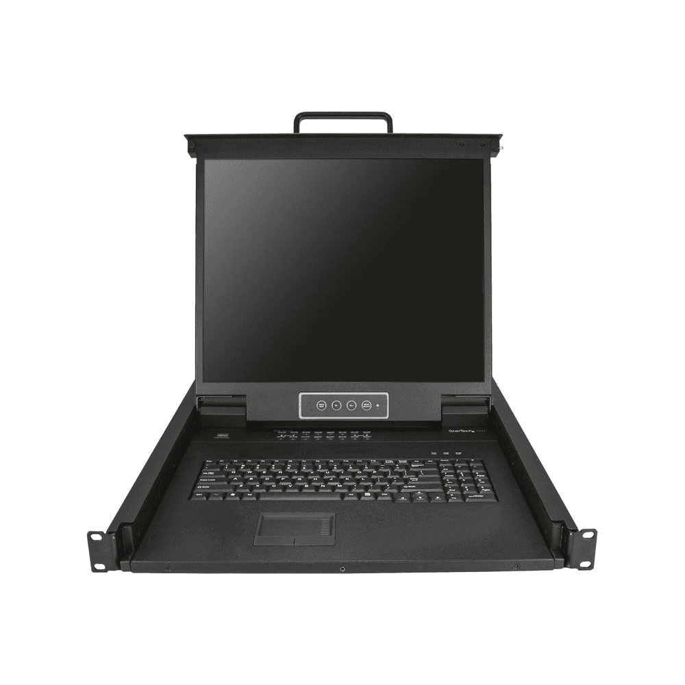 StarTech.com RKCONS1916K racková konzola 48,3 cm (19") 1280 x 1024 px Čierna 1U