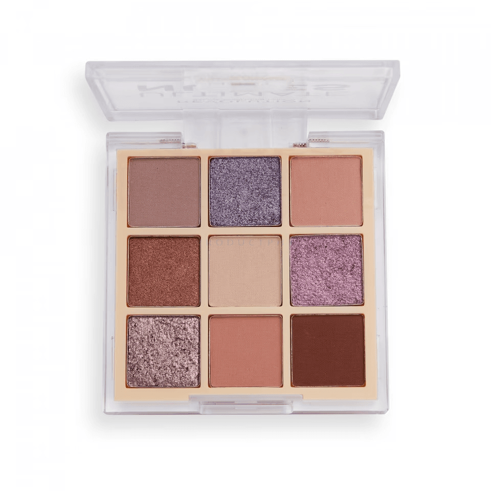 Paleta tieňov Makeup Revolution Lisovaný mix povrchových úprav