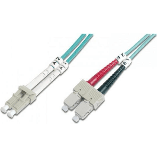 Techly SC-LC M-M 1m InfiniBand a kábel z optických vlákien Modrá farba vody