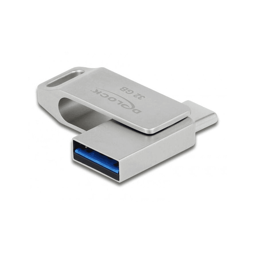 USB kľúč Delock 54074 32 GB USB 3.2 sivý