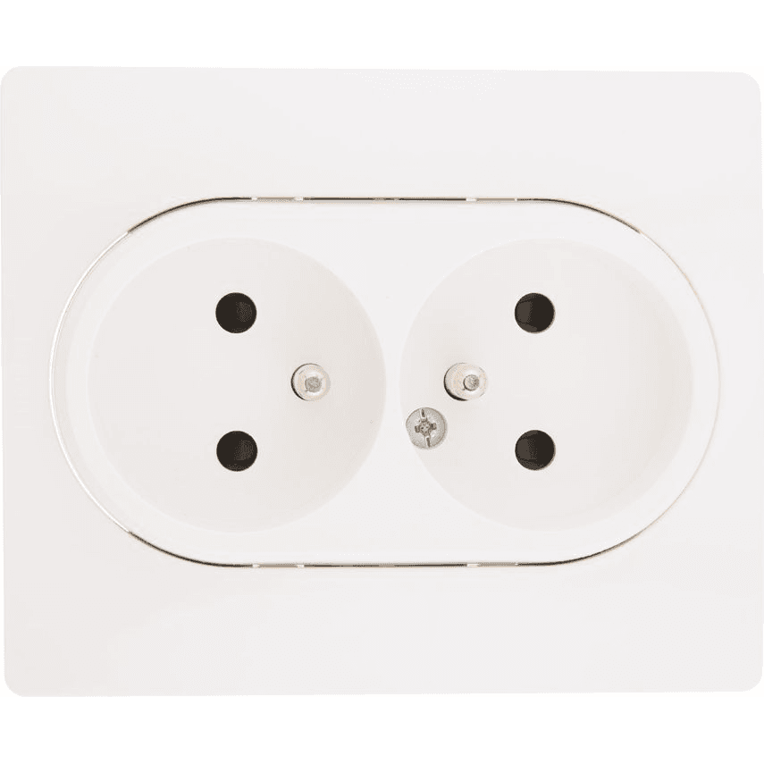 Dvojitá zásuvka 2x2P+Z Legrand Niloe biela 764541