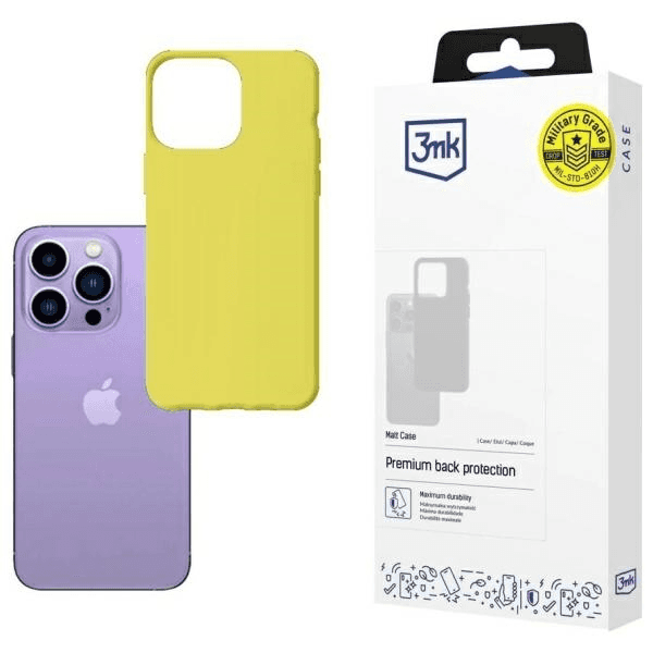 3MK Matt Case iPhone 14 Pro 6,1" limetka