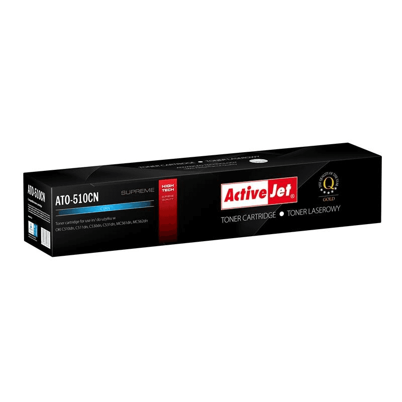 Toner ActiveJet pre OKI ATO-510CN modrý (cyan)