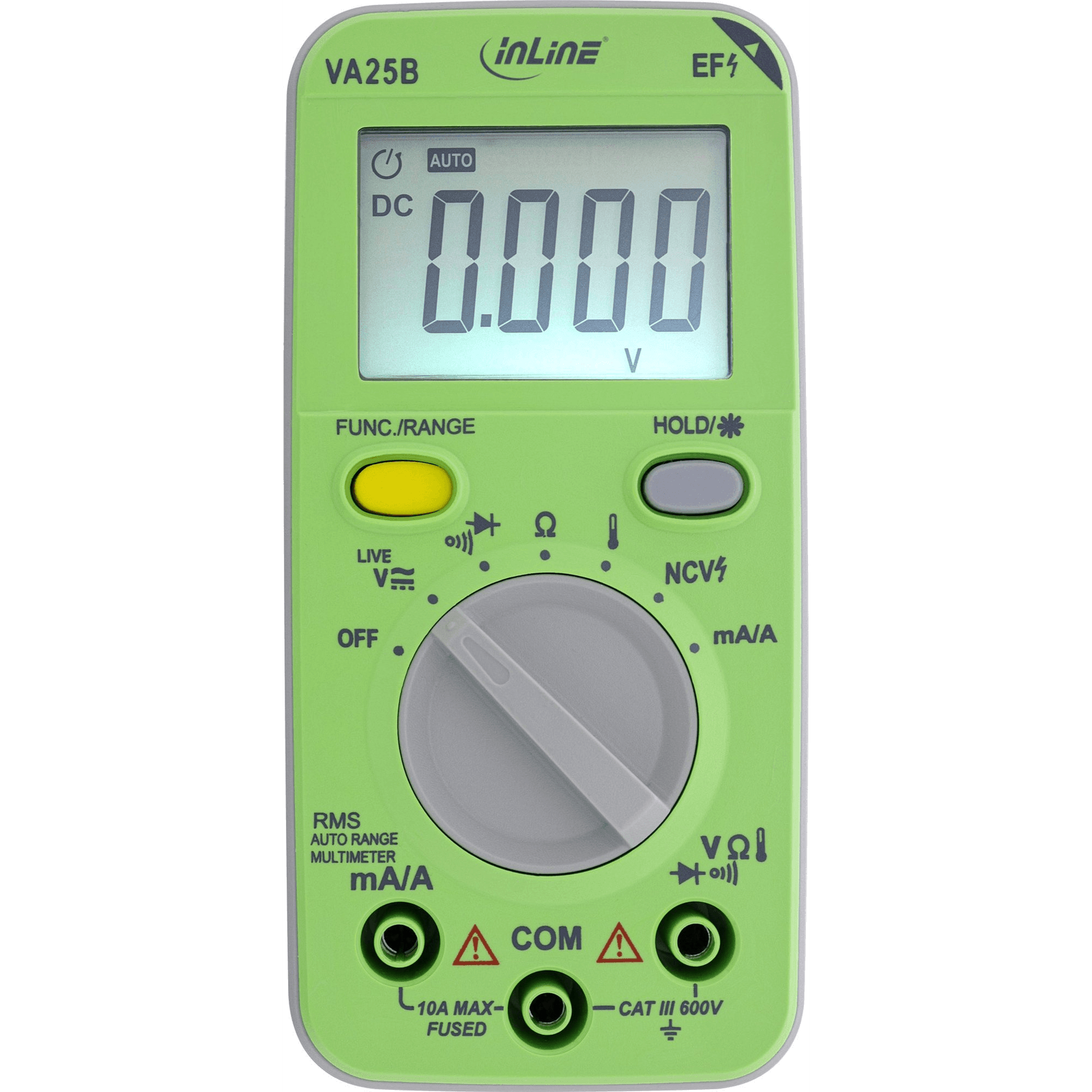 InLine 43117A multimeter Digitálny multimeter CAT III 600V