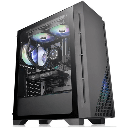 Skrinka Thermaltake H330 TG Midi Tower čierna