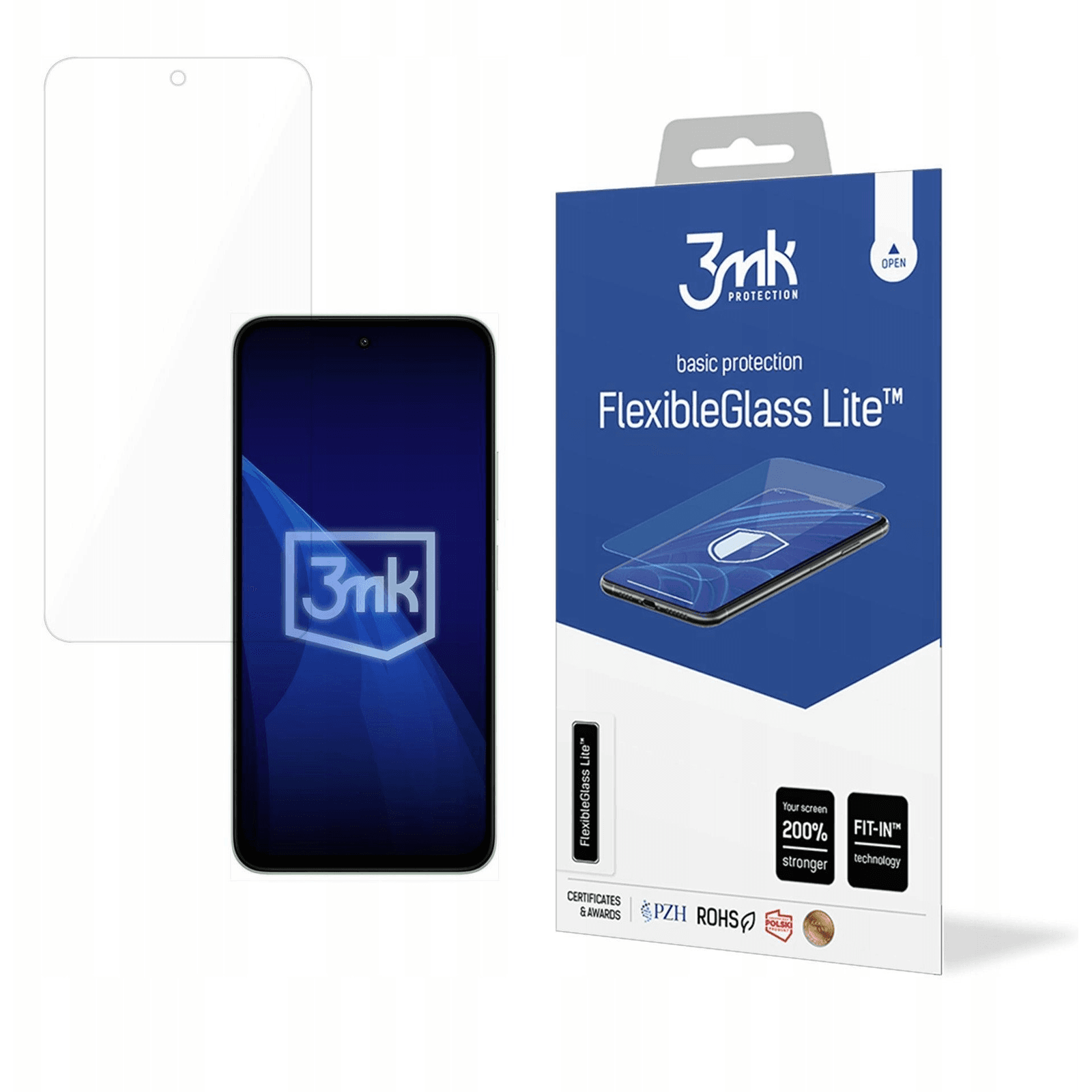 Hybridné ochranné sklo 3mk FlexibleGlass Lite pre Redmi 15 4G/15 5G, odolné