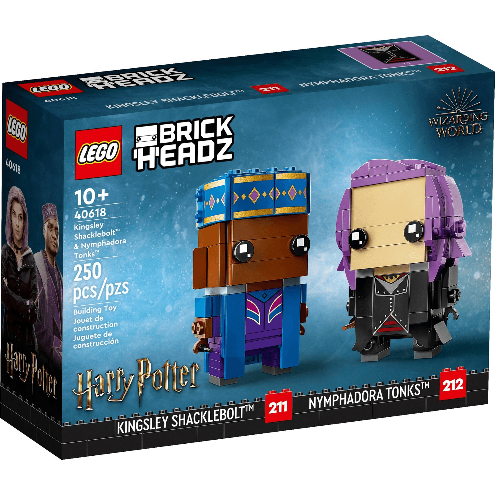 LEGO BrickHeadz 40618 Kingsley Shacklebolt a Nimfadora Tonks