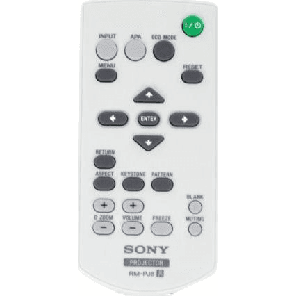 Sony 149046314 diaľkové ovládanie Projektor Tlačidlá