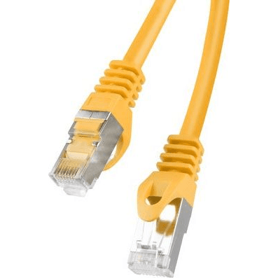 Patch kábel Lanberg F/UTP 6 RJ45 / RJ45 0,5 m oranžový