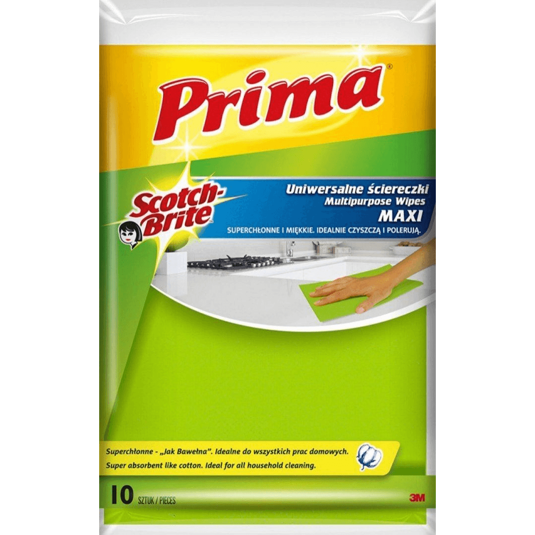 Handrička 3M Scotch-Brite Prima ako bavlna univerzálna 10 ks