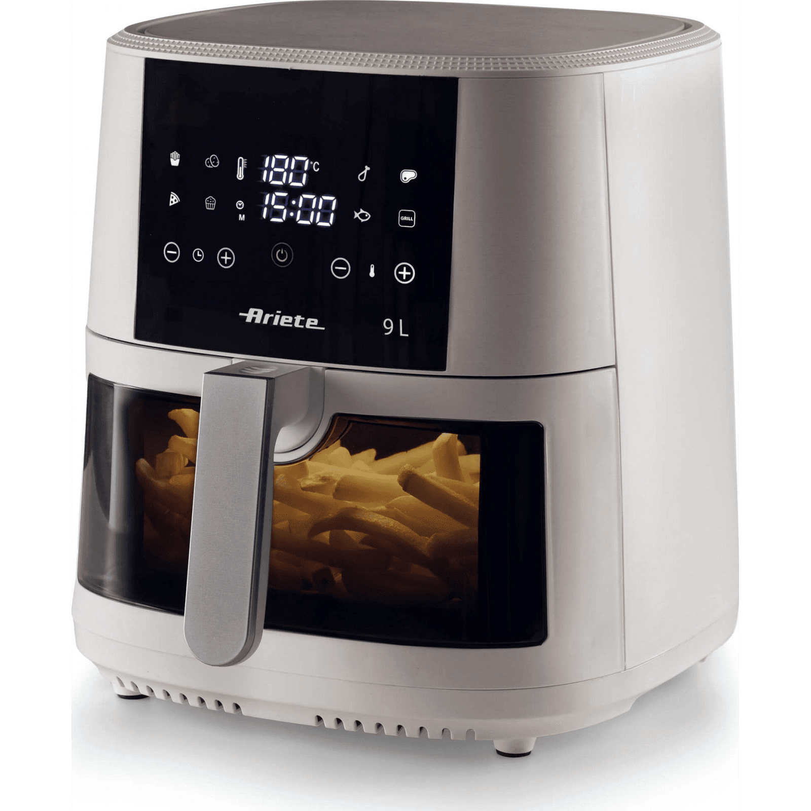 Ariete 4630/03 Samostarný 9 L 1500 W Teplovzdušná fritéza Biela