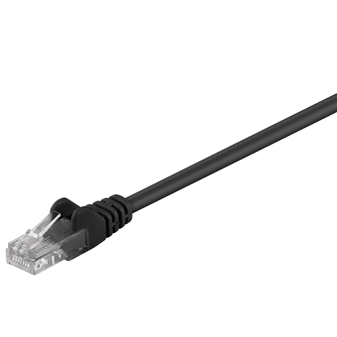 Patchcord U/UTP 5e Goobay RJ45 / RJ45 5 m čierna