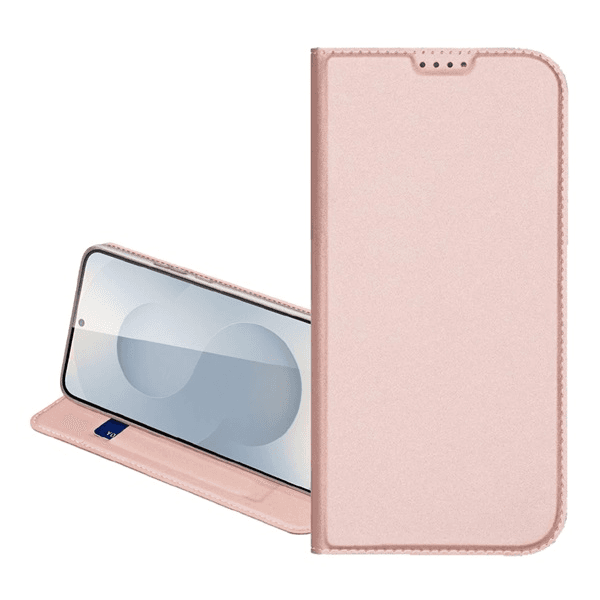 Puzdro s flipom Dux Ducis pre Apple iPhone 16 Plus, ružové