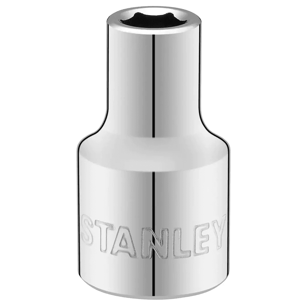 KRÁTKA 6-HRANNÁ CHRÓMOVÁ HLAVICA 1/2" 12MM STANLEY